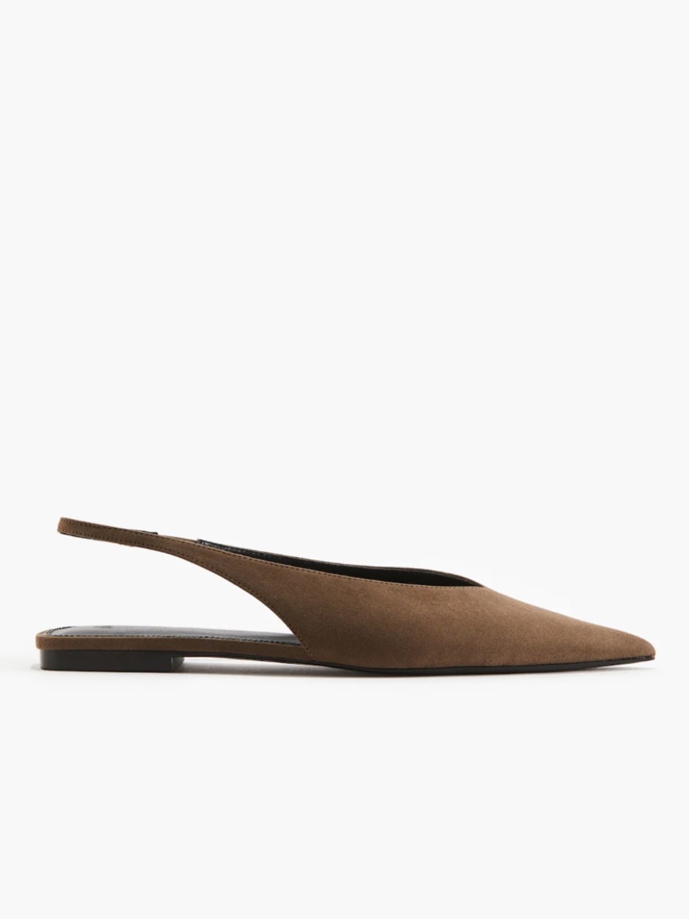 H&M Pointed Toe Slingback Flats